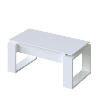 Felix White Lift-Top Coffee Table: Modern Design with Hidden Storage - UK Luxury Furniture